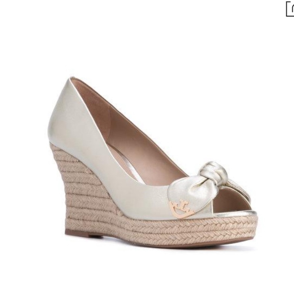 Tory Burch size 8 wedge espadrilles